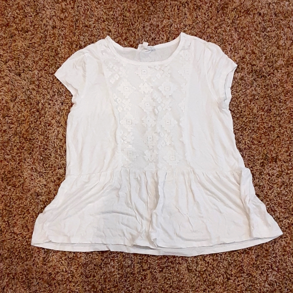 Short sleeve dressed up top